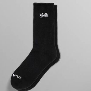 Jeeter Classic  Black Crew Socks